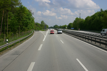 A115 Autobahn Berlin AVUS Zubringer Hüttenweg 74