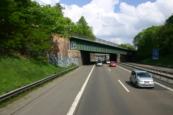 A115 Autobahn Berlin AVUS Zubringer Nikolassee 111
