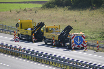 A38 Autobahn Papstbesuch Etzelsbach Eichsfeld Vollsperrung Pilger Absperrmaßnahmen 77