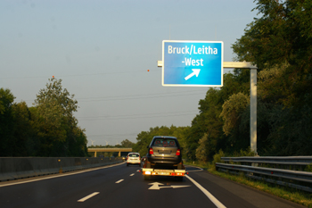 A4 Ostautobahn Wien Budapest Preßburg Bratislava Nickelsdorf Bruck an der Leitha 158