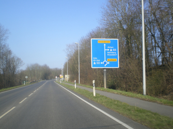A540 Autobahn Jüchen Grevenbroich-Süd Rommerskirchen Frimmersdorf B59n 68