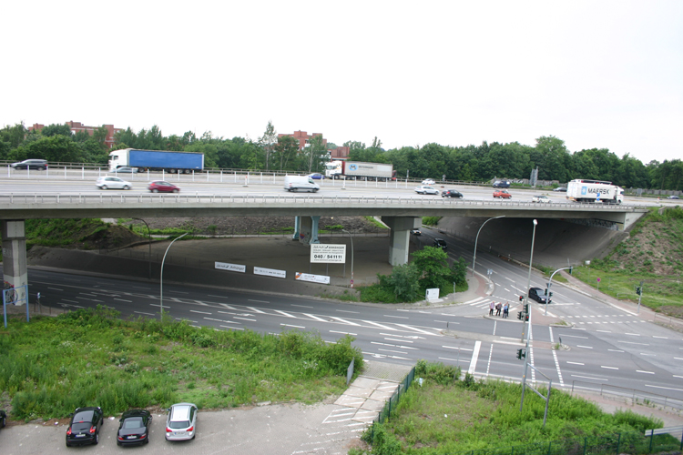 A7 Hamburg Stellingen Vokspark Langenfelder Autobahnbrücke 26