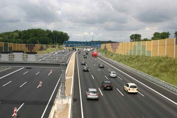 A 3 Bundesautobahn Ausbau achtstreifig Kölner Ring Verkehrsfreigabe 48