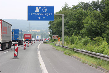 A 45 Verstärkung der Ruhrtalbrücke zwischen Westhofen und Schwerte-Ergste 