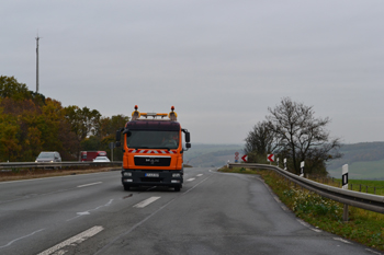 Autobahn A4 Leutraltal Magdala Jena Schorba Verkehrsumlegung 70