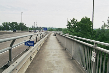 Autobahn A643 Mainz - Wiesbaden Schiersteinerbrücke 2