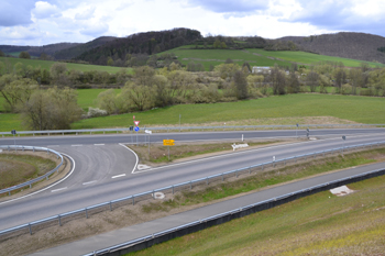 Autobahnneubau A44 Lückenschluß Kassel Eschwege Eisenach Ringgau Sontra Anschlußstelle 61