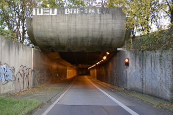 Autobahntunnel A46 Düsseldorf Universitätstunnel  Tunnel Wersten Tunnelportal 266
