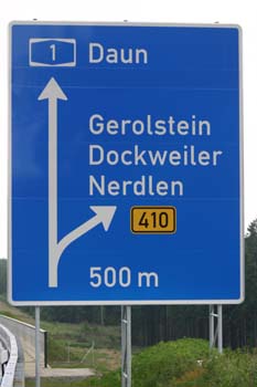 Bundesautobahn A 1 Gerolstein - Kelberg Dockweiler Nerdlen Daun 46