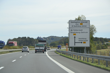 Bundesstraße B6n Nordharzautobahn A36 253