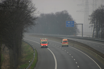 Unfallübung Autobahn A57 65