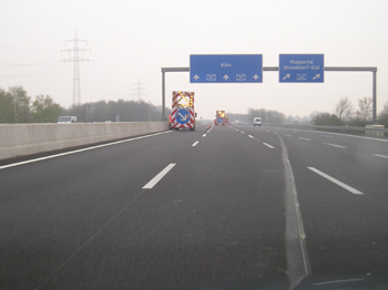 Wiederfreigabe Autobahn A 57 Dormagen nach Vollsperrung67