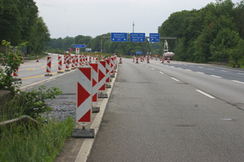 Autobahn Vollsperrung A52 Breitscheid - Essen-Kettwig 83